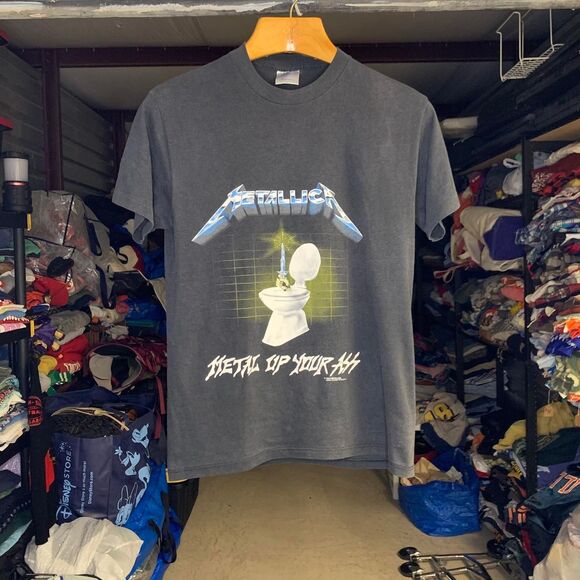 Other - Vtg 1987 Metallica Metal Up Your Ass Band Tee Shirt Size Large Shock Music Rock